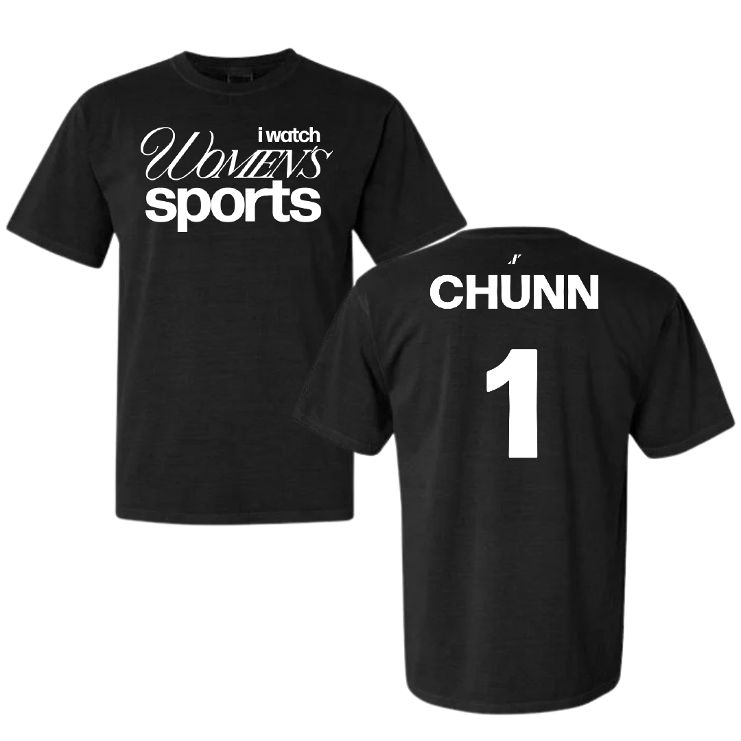 Soccer Black WHM Comfort Colors Tee - #1 Ainsley Chunn