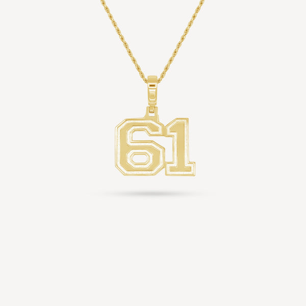 Gold Presidents Pendant and Chain - #61 Andrew Langer
