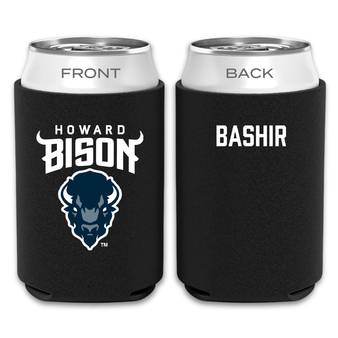 Howard University Swimming & Diving Black Can Cooler - Ameer Bashir