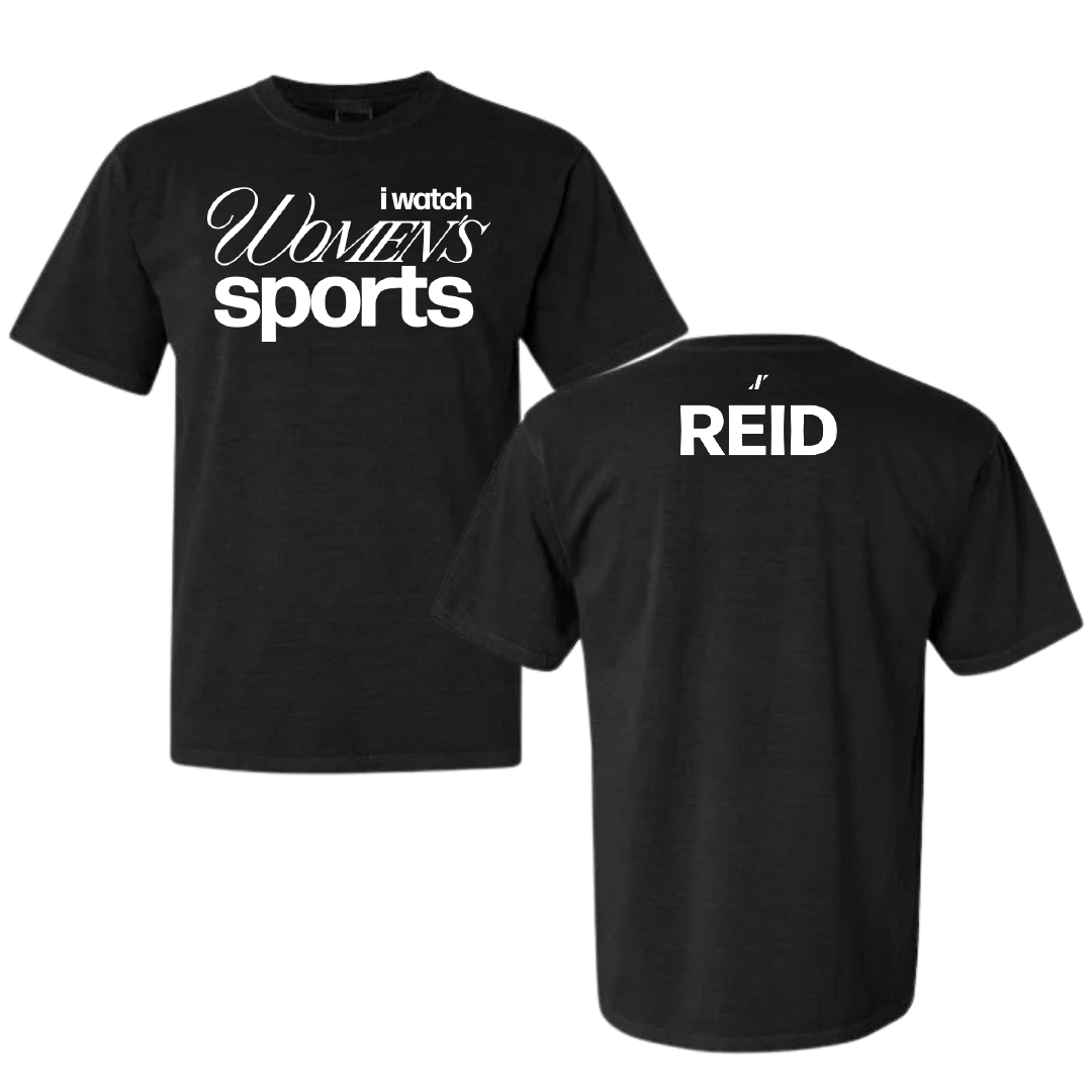 Augusta University Cheer Black WHM Comfort Colors Tee - Quania Reid