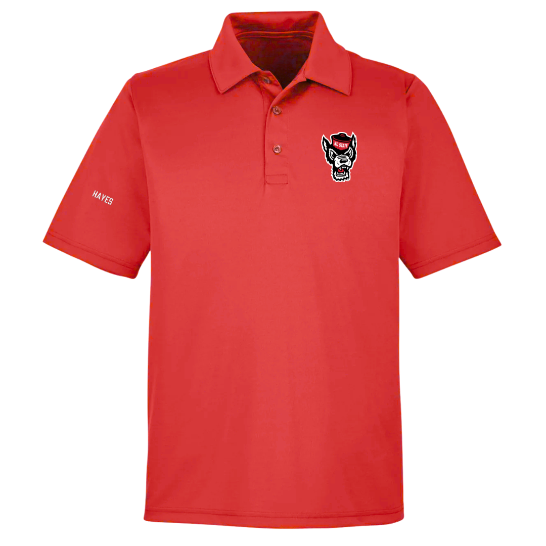 North Carolina State University Swimming & Diving Red Polo - Aiden Hayes