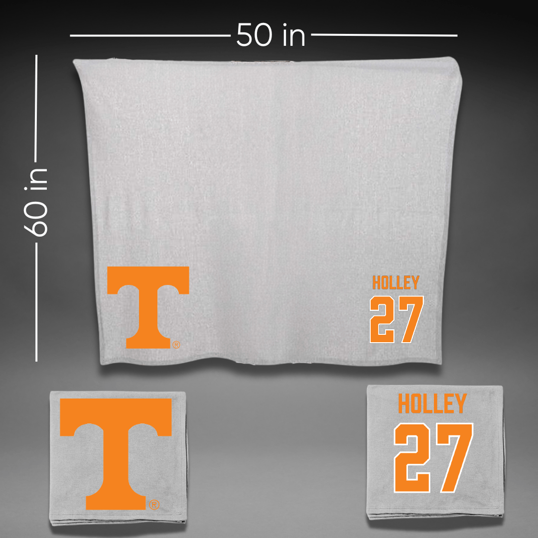 University of Tennessee Softball Gray Blanket - #27 Taelyn Holley