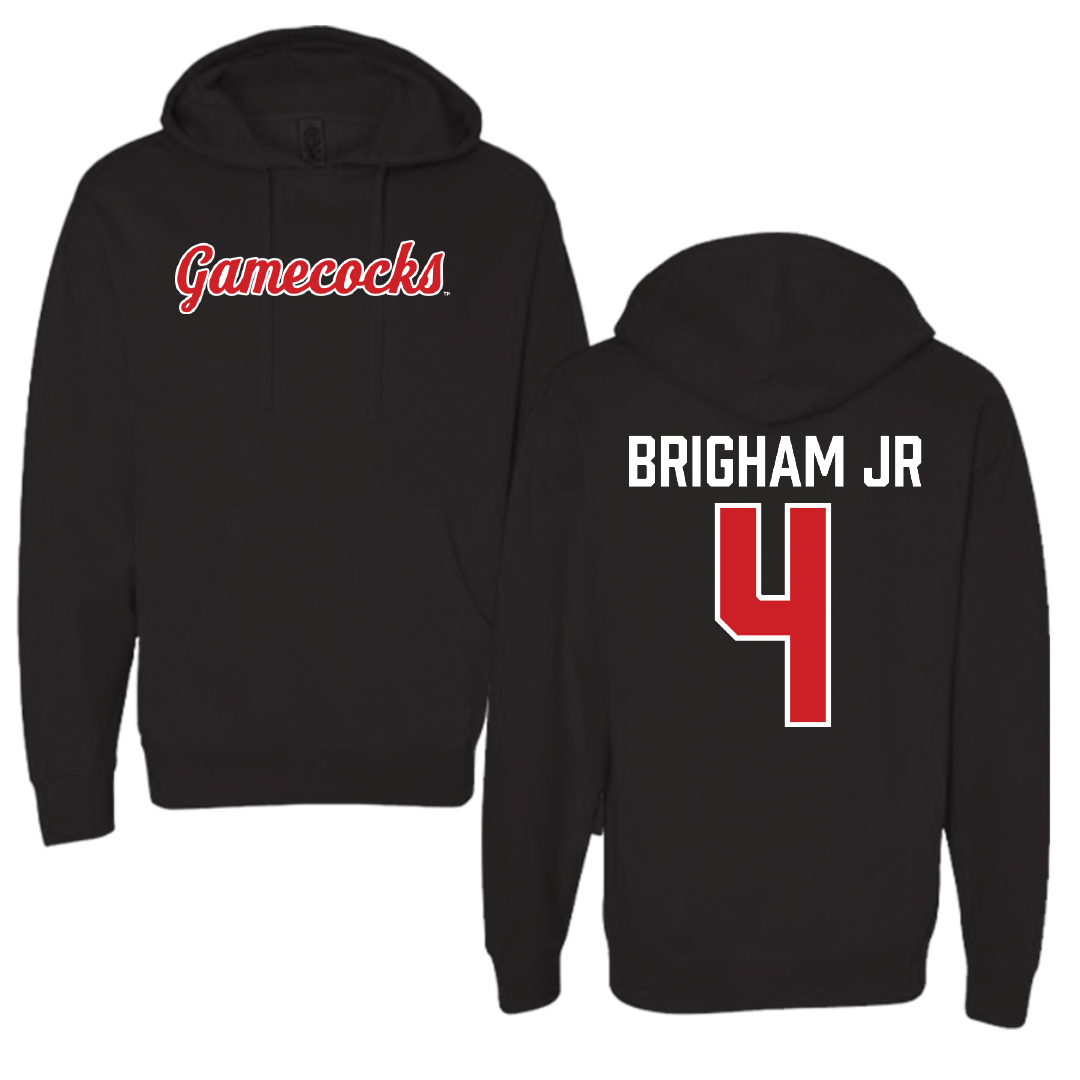 Jacksonville State University Basketball Black Hoodie - #4 Marcellus Brigham Jr