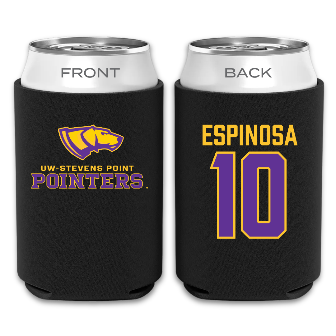 University of Wisconsin-Stevens Point Volleyball Black Can Cooler - #10 Amado Espinosa
