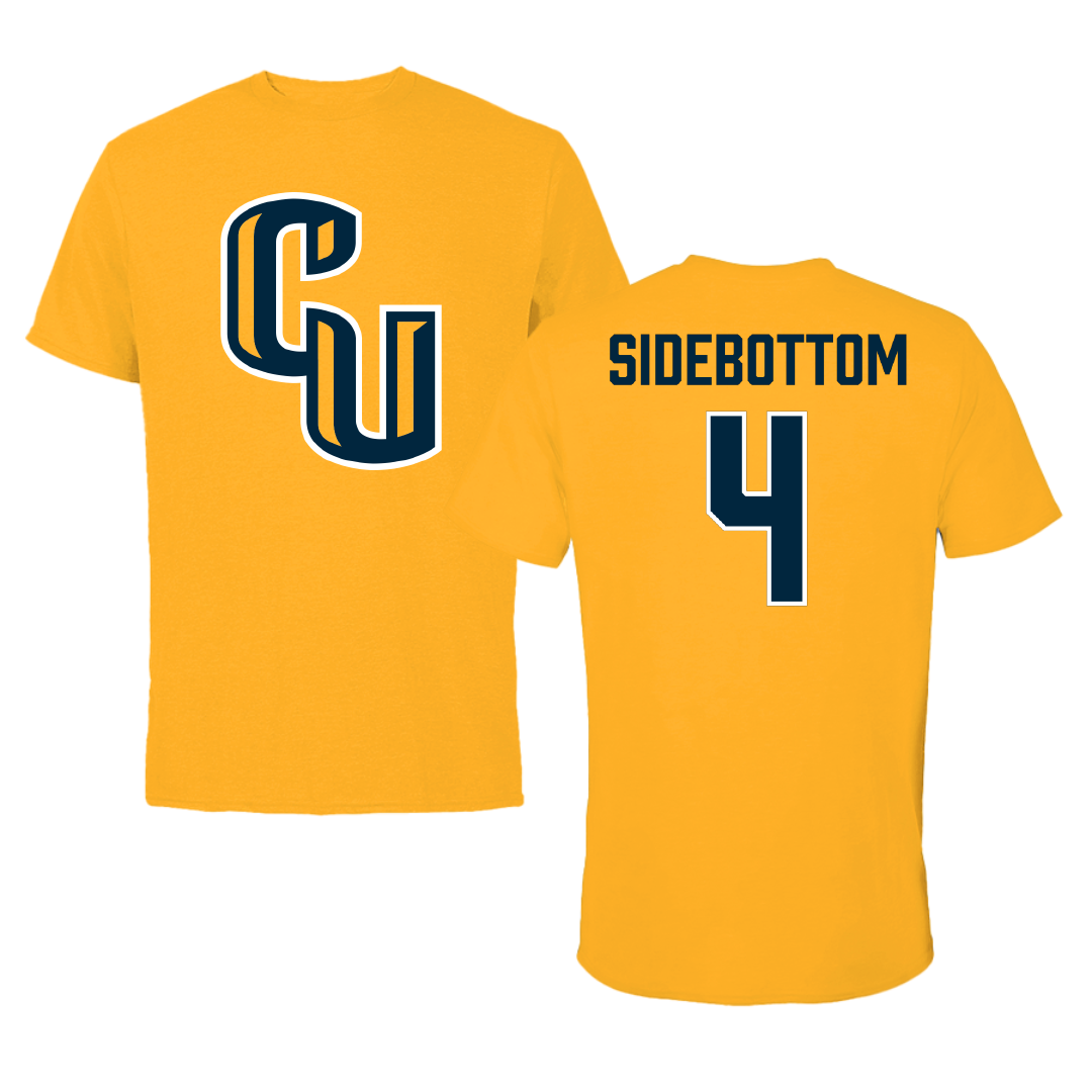 Cedarville University Softball Gold Tee - #4 Macy Sidebottom
