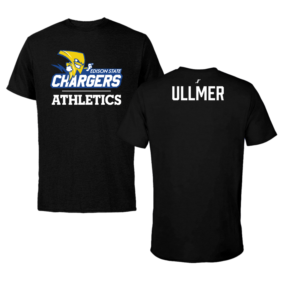 Edison State Community College Bowling (M) Black Tee - Josh Ullmer