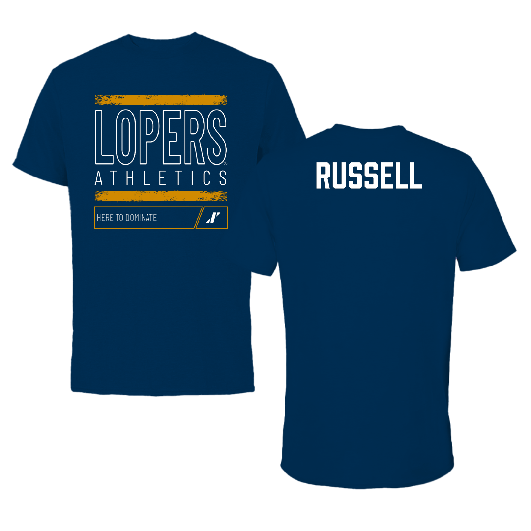 University of Nebraska at Kearney TF and XC Navy Dominate Performance Tee - Brianna Russell