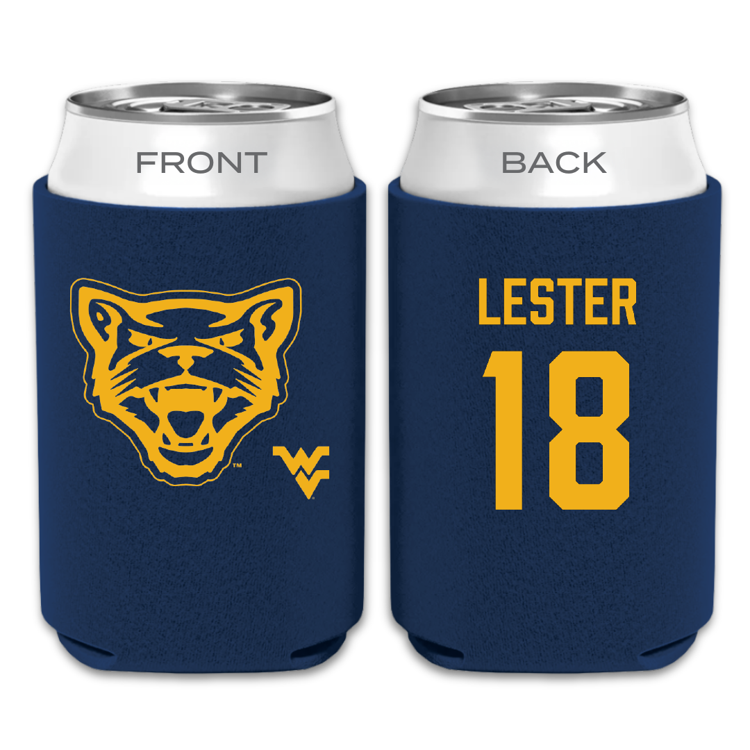 Potomac State College Baseball Navy Can Cooler - #18 Jayden Lester