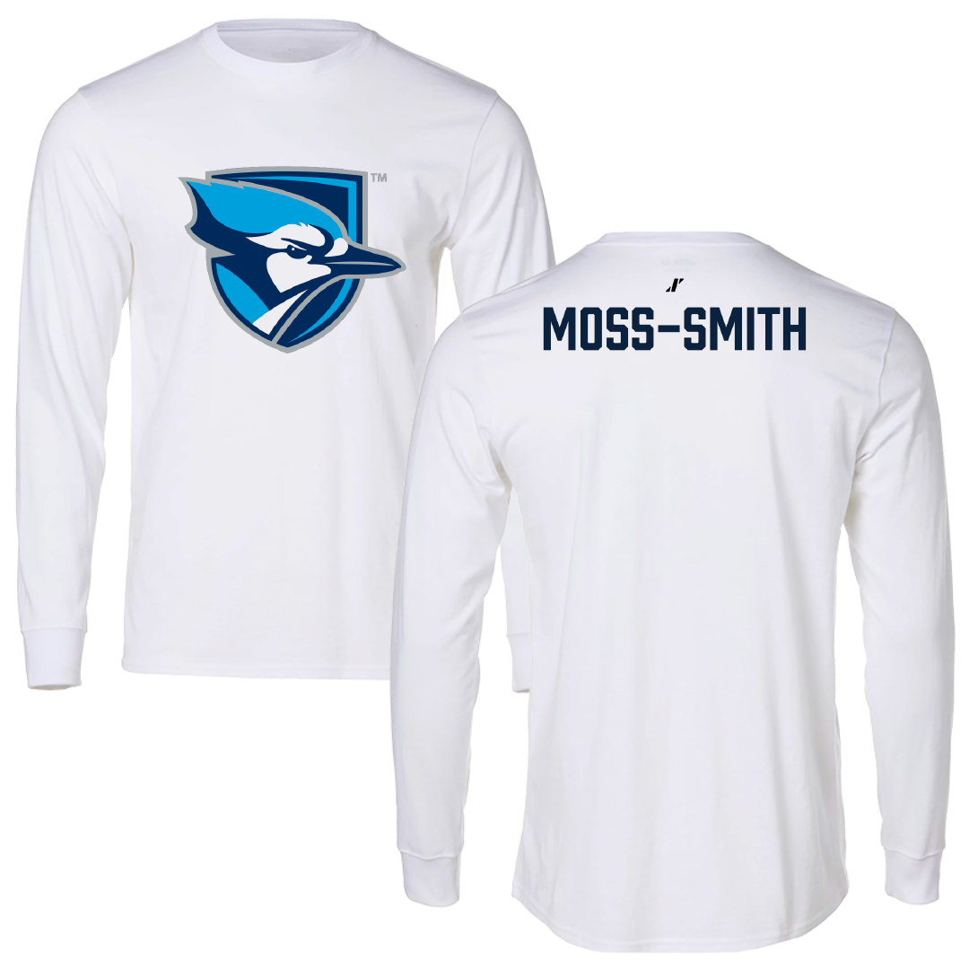 Elmhurst University Wrestling (W) White Long Sleeve - Kendall Moss-Smith