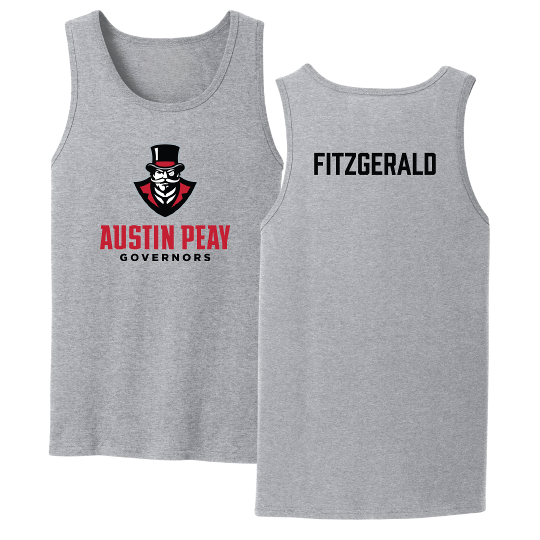 Austin Peay State University TF and XC Sport Gray Tank Top - Jack Fitzgerald