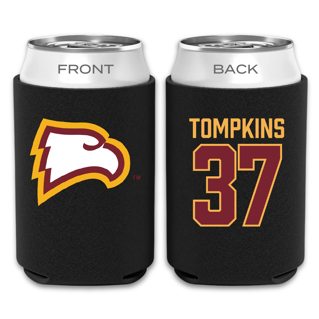 Winthrop University Baseball Black Can Cooler - #37 Mason Tompkins