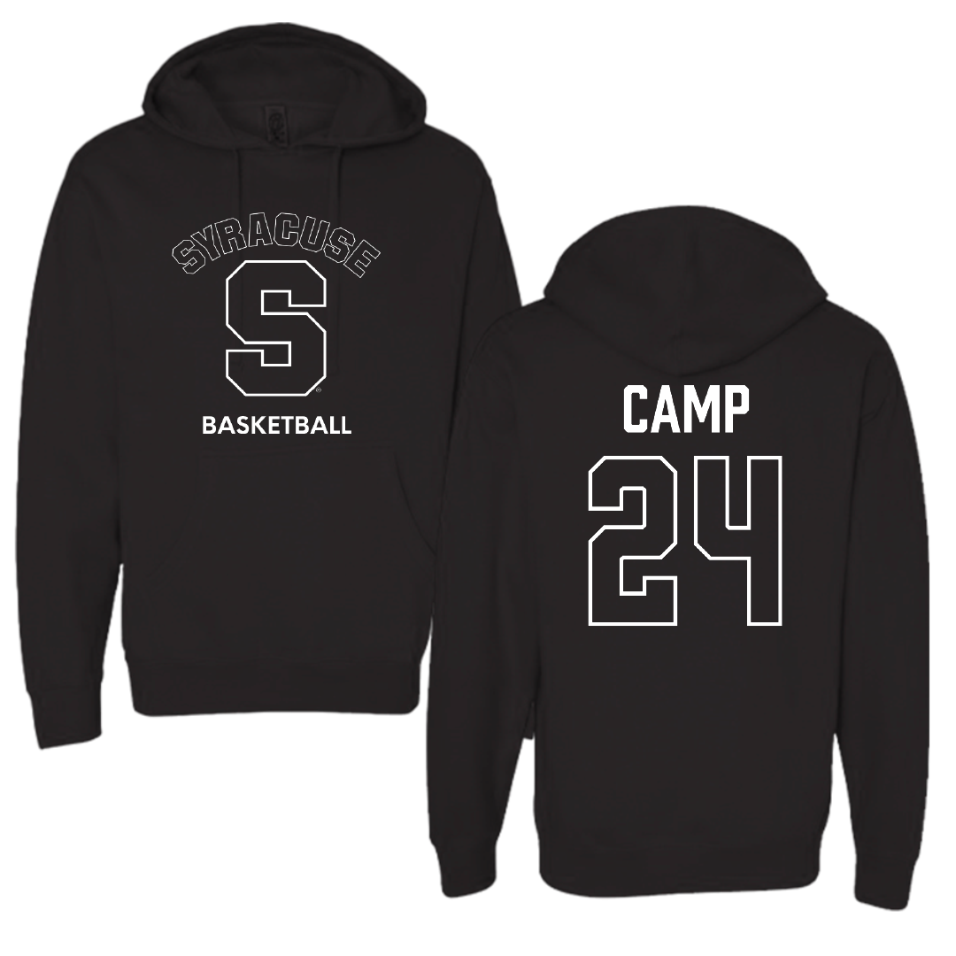 Syracuse University Basketball (W) Black Hoodie - #24 Dominique Camp