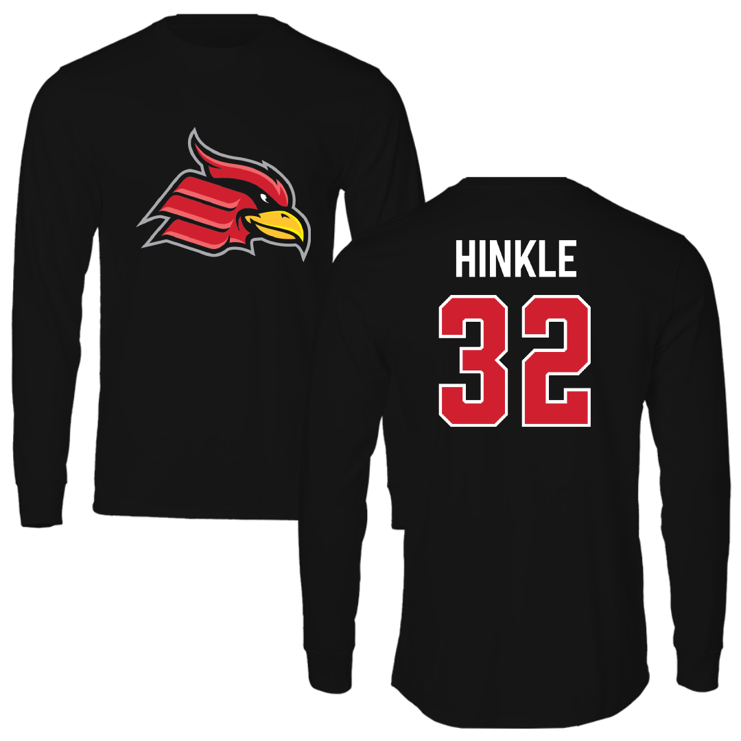 Wheeling University Football Black Long Sleeve - #32 Xavien Hinkle