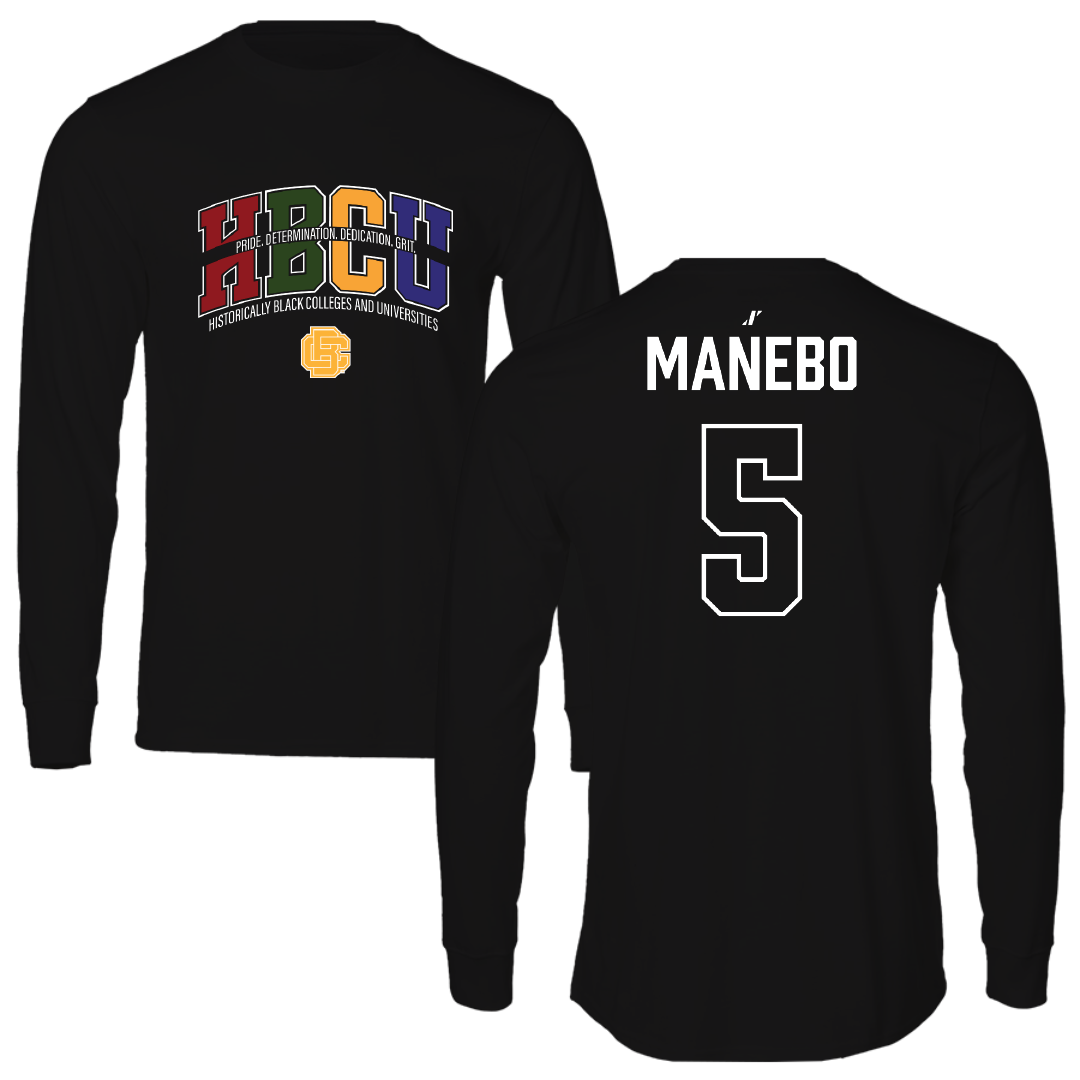 Bethune-Cookman University Softball Black HBCU Long Sleeve - #5 Jasmine Manebo