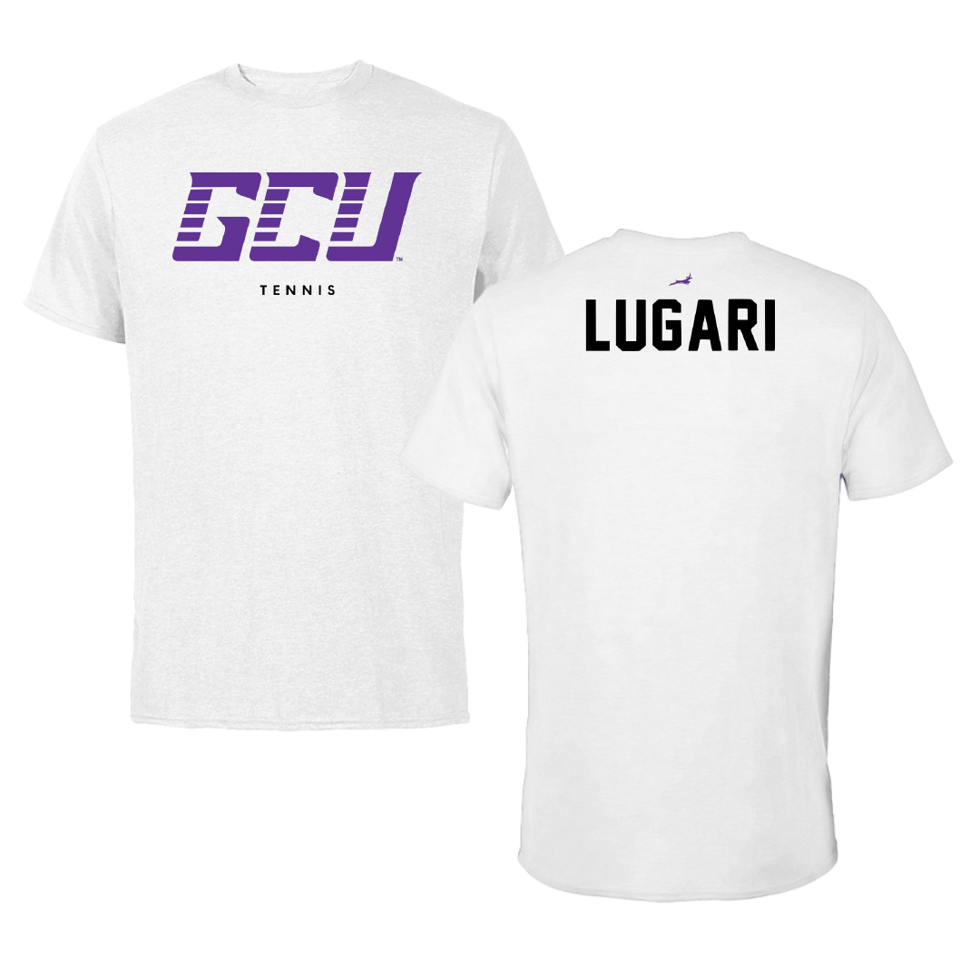 Grand Canyon University Tennis White Tee - Matteo Lugari