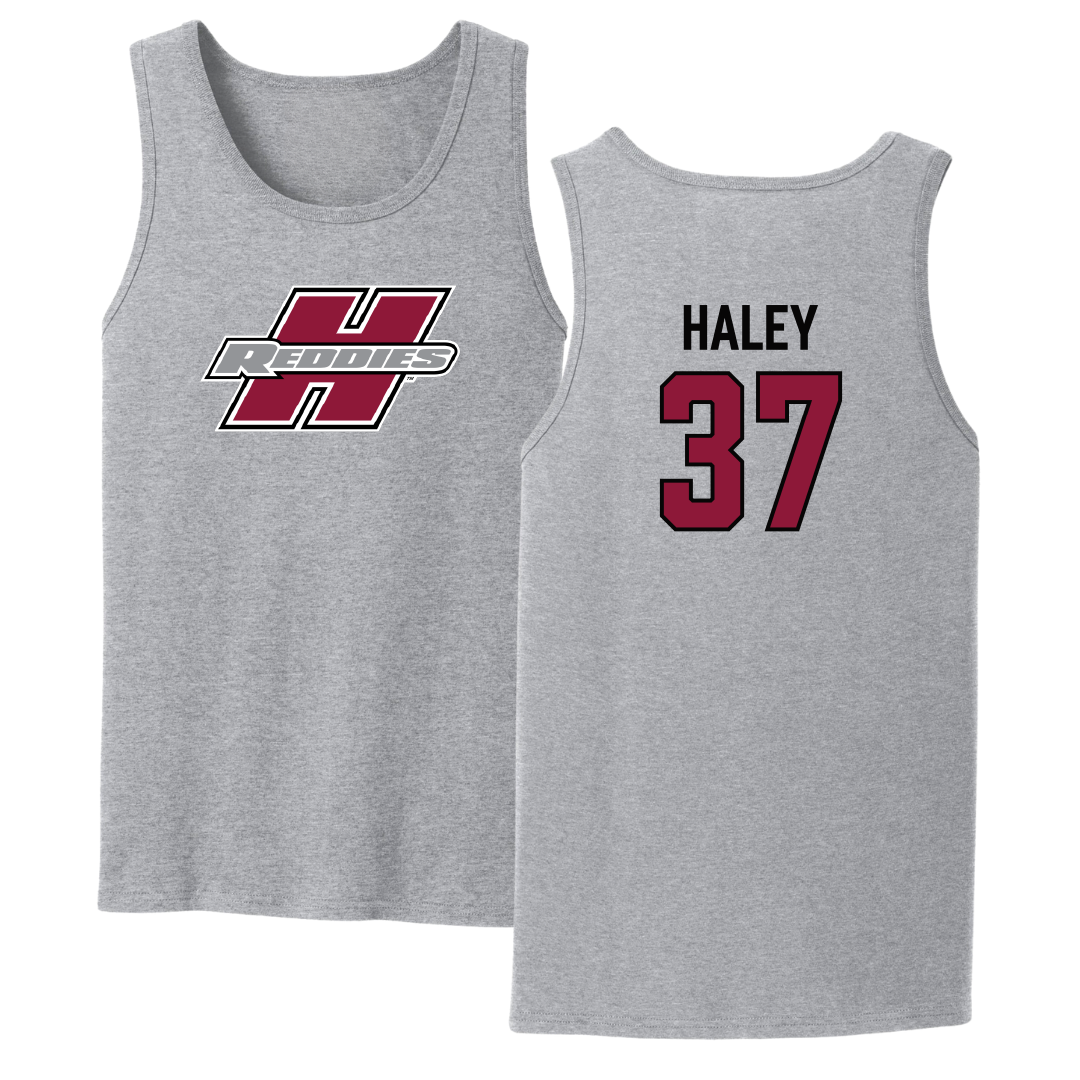 Henderson State University Baseball Sport Gray Tank Top - #37 Jack Haley