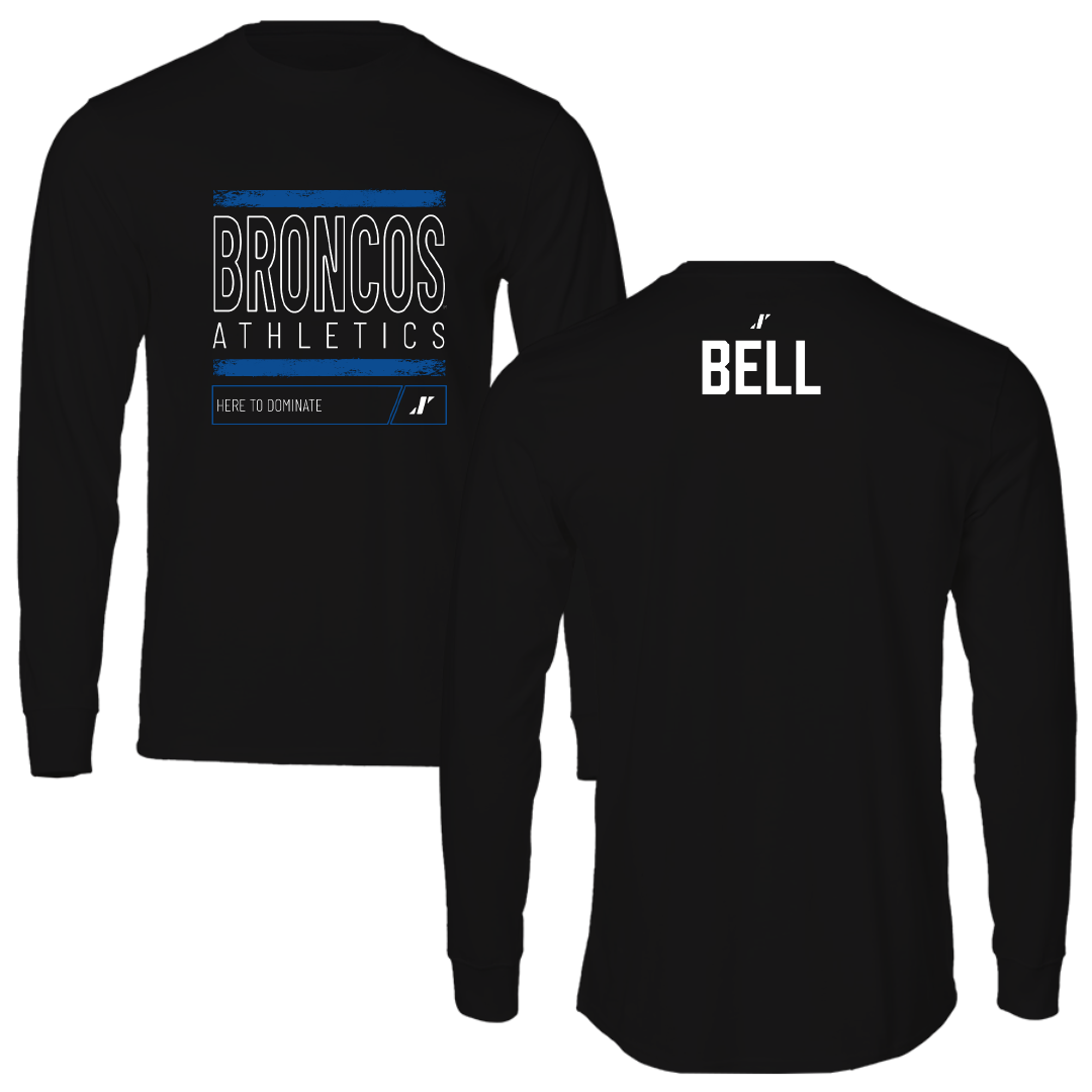 Fayetteville State University TF and XC Black Dominate Long Sleeve - Ashley Bell