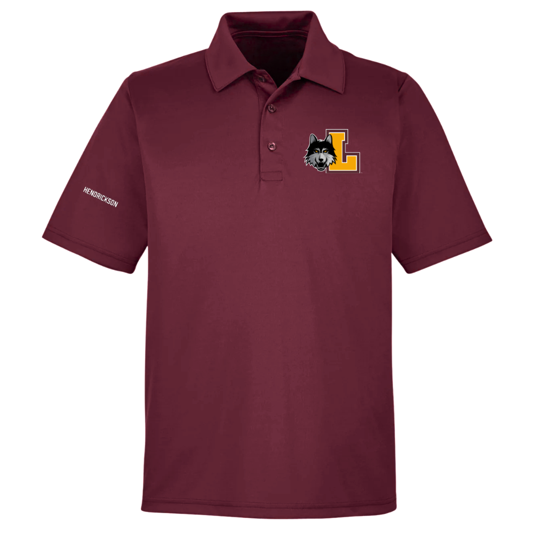 Loyola University-Chicago TF and XC Maroon Polo - Fran Hendrickson