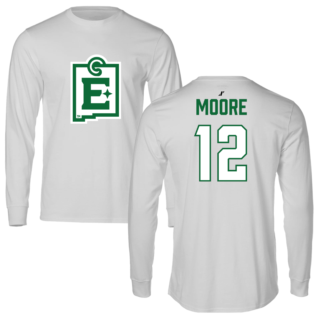 Eastern New Mexico University Soccer (W) Light Gray Performance Long Sleeve - #12 Sofia Moore