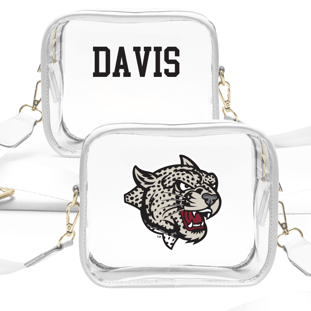 Lafayette College Fencing White Clear Stadium Bag - Christopher Davis
