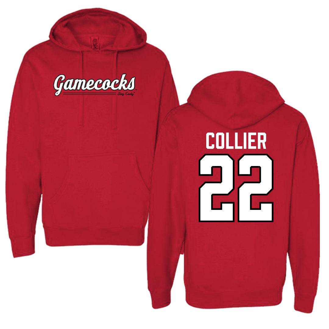 Jacksonville State University Football Red General Hoodie - #22 Travis Collier