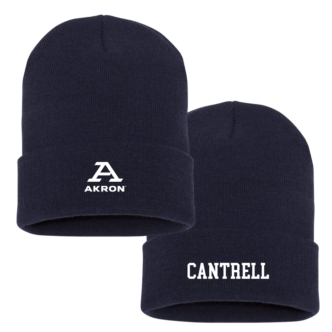 University of Akron Softball Navy Beanie - #44 Katie Cantrell