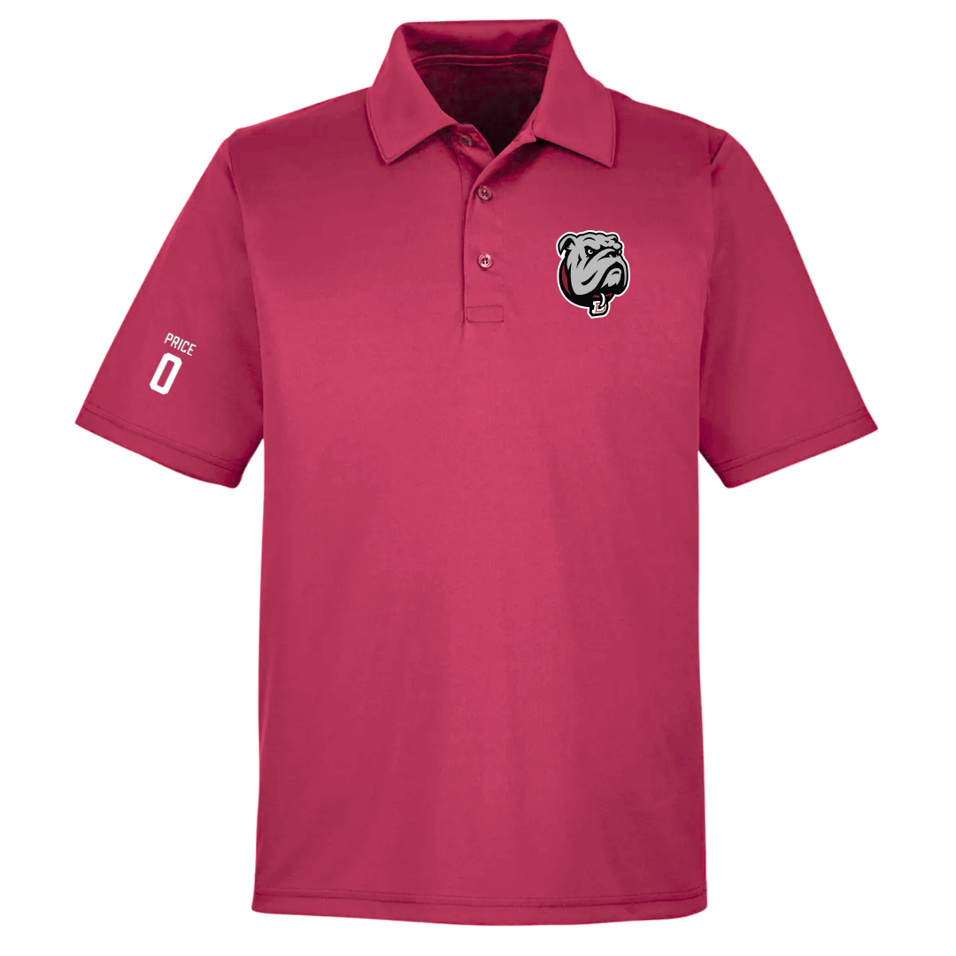 Dean College Football Cardinal Polo - #0 Jerney Price