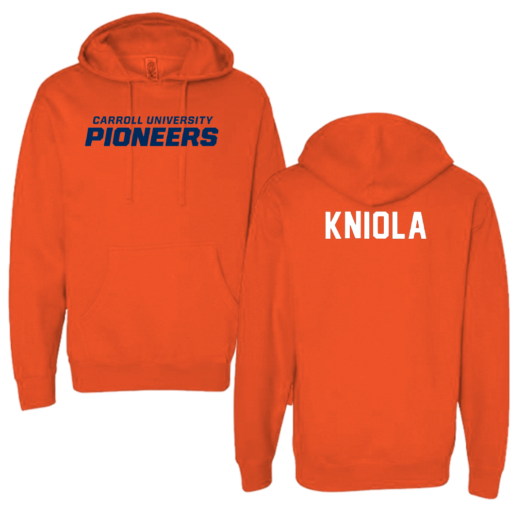 Carroll University TF and XC Orange Hoodie - Jared Kniola