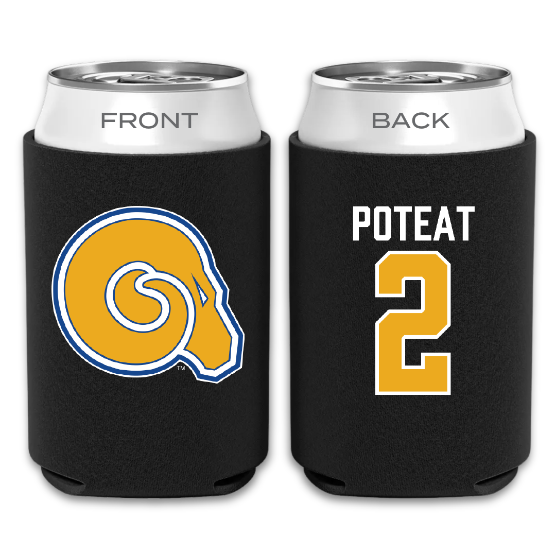 Albany State University Basketball Black Can Cooler - #2 Shakur Poteat