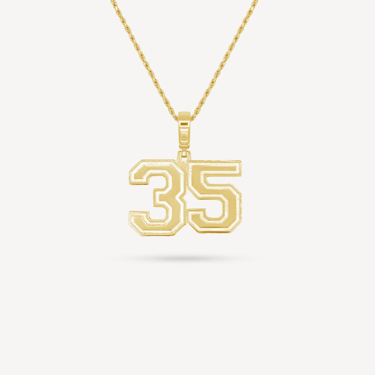 Gold Presidents Pendant and Chain - #35 Anthony Costello