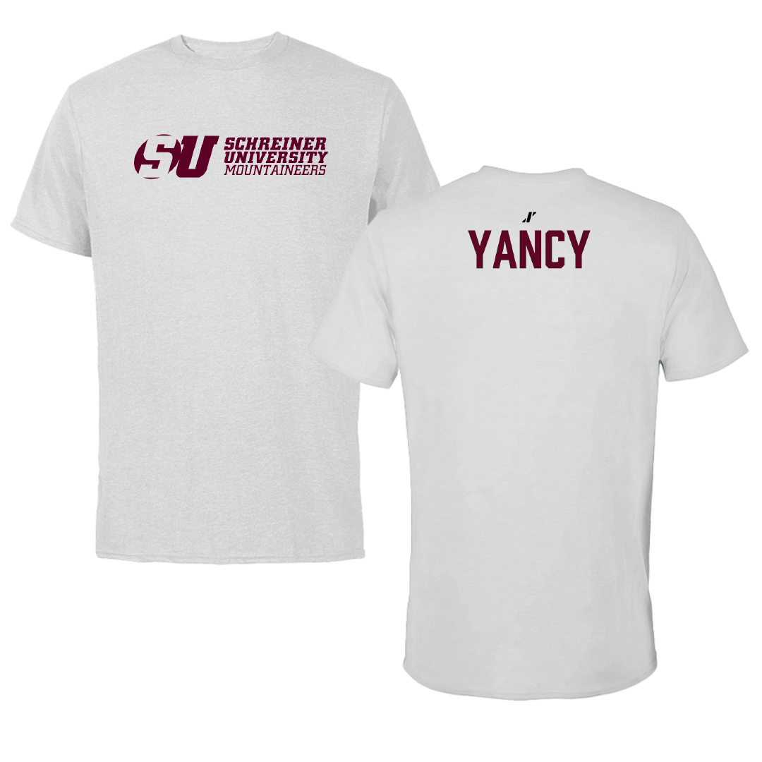 Schreiner University Golf (W) Light Gray Tee - Hailey Yancy
