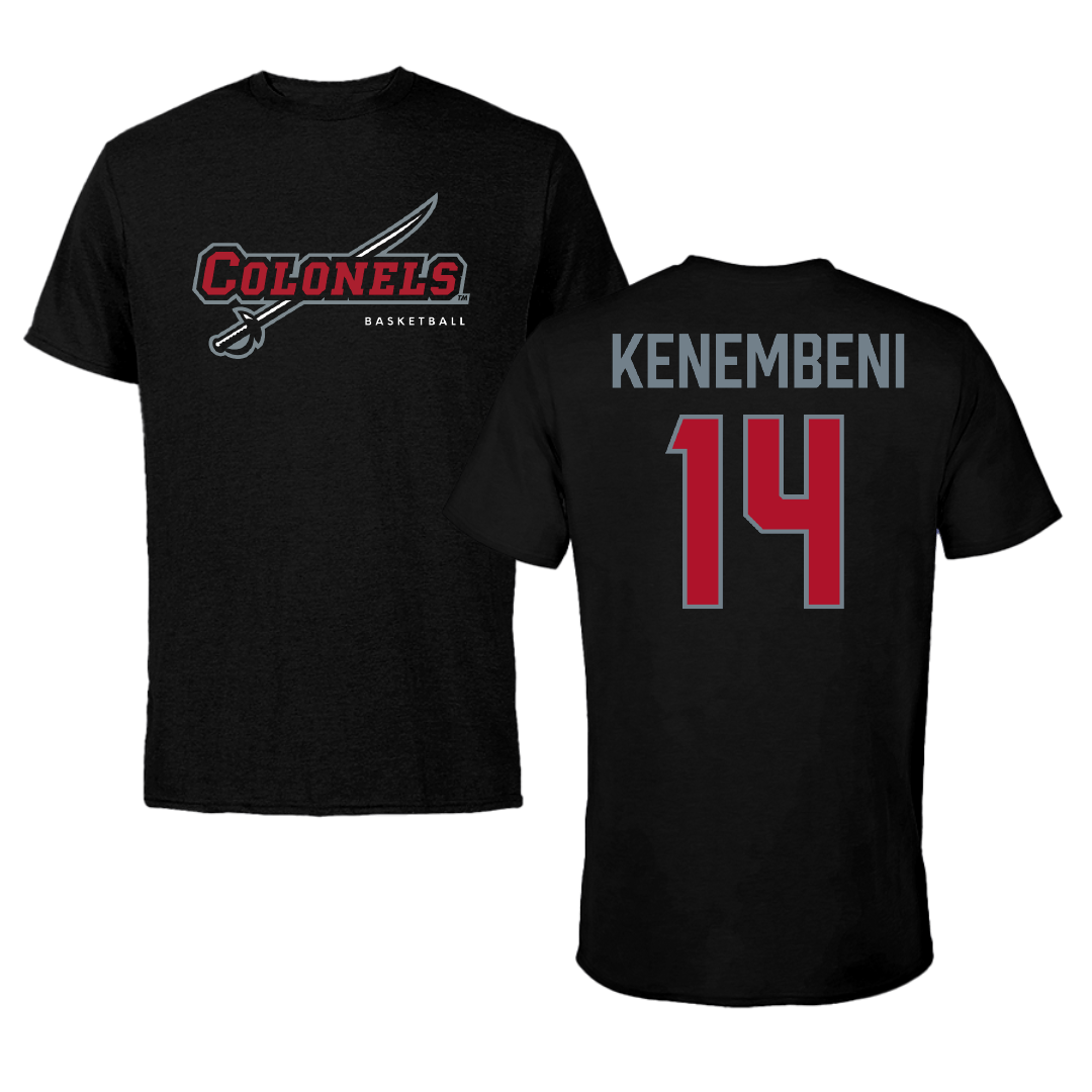 Nicholls State University Basketball (W) Black Tee - #14 Marie Kenembeni