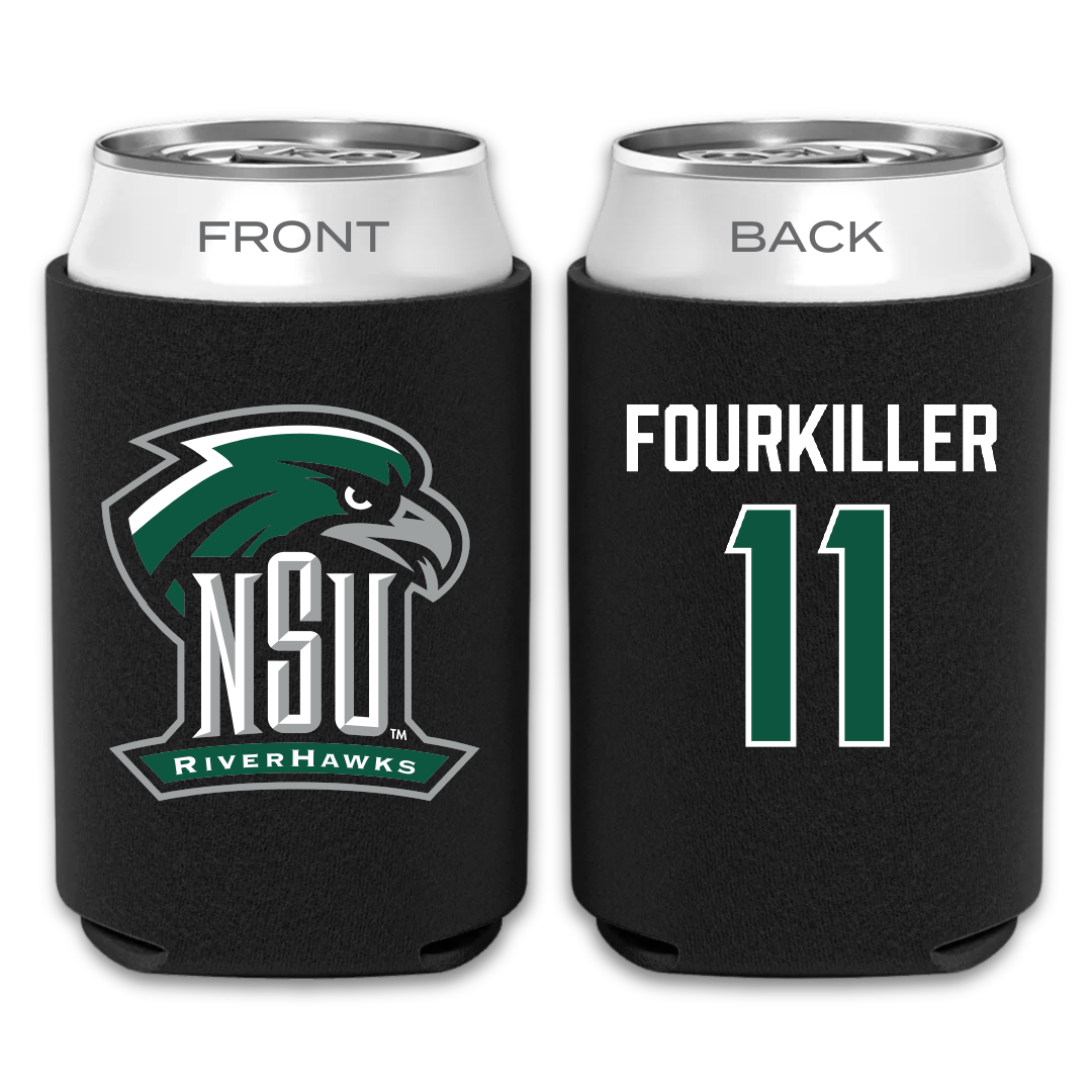 Northeastern State University Softball Black Can Cooler - #11 Jalyn Fourkiller