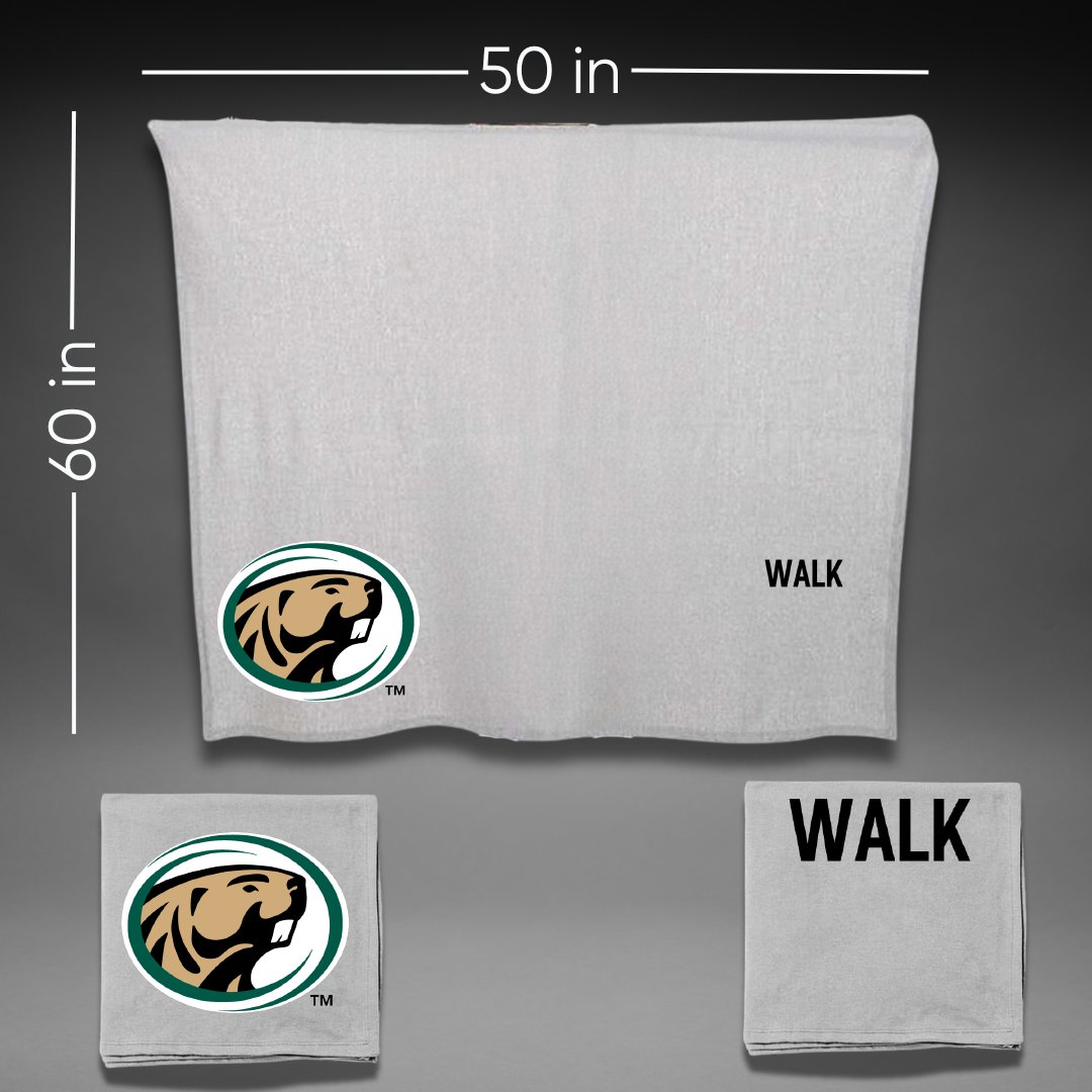 Bemidji State University Football Gray Blanket - Maddox Walk
