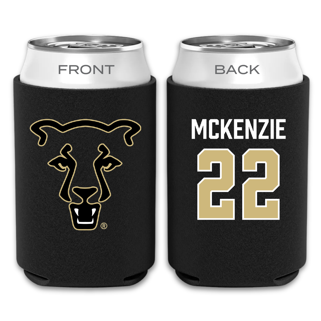 University of Colorado Colorado Springs Basketball Black Can Cooler - #22 Jeremiah Mckenzie