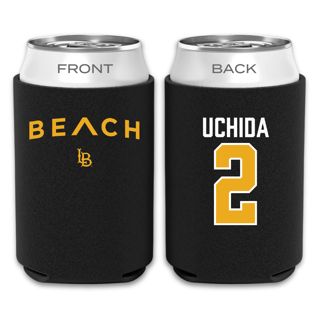 Long Beach State University Soccer Black Can Cooler - #2 Kana Uchida