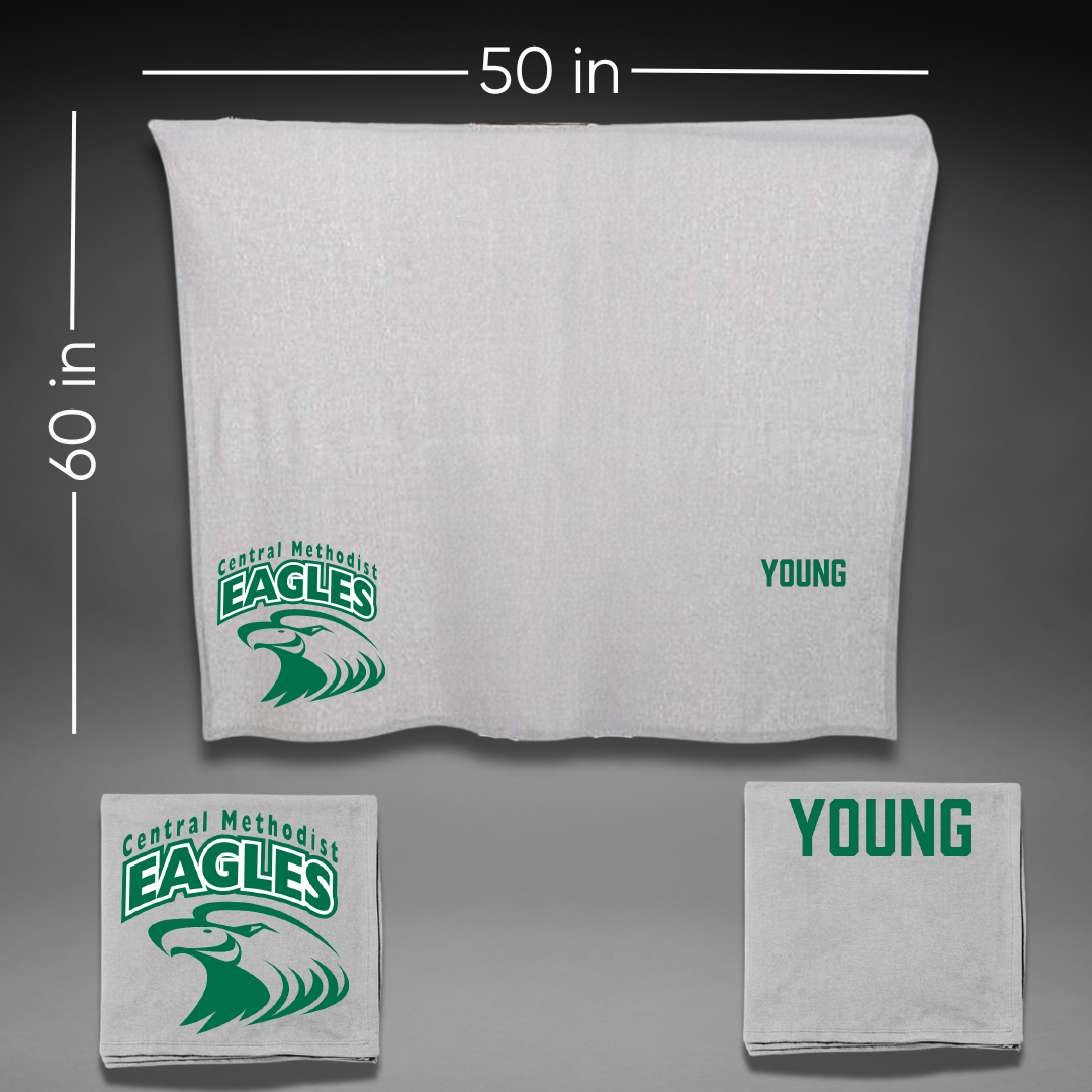 Central Methodist University TF and XC Gray Blanket - CJ Young
