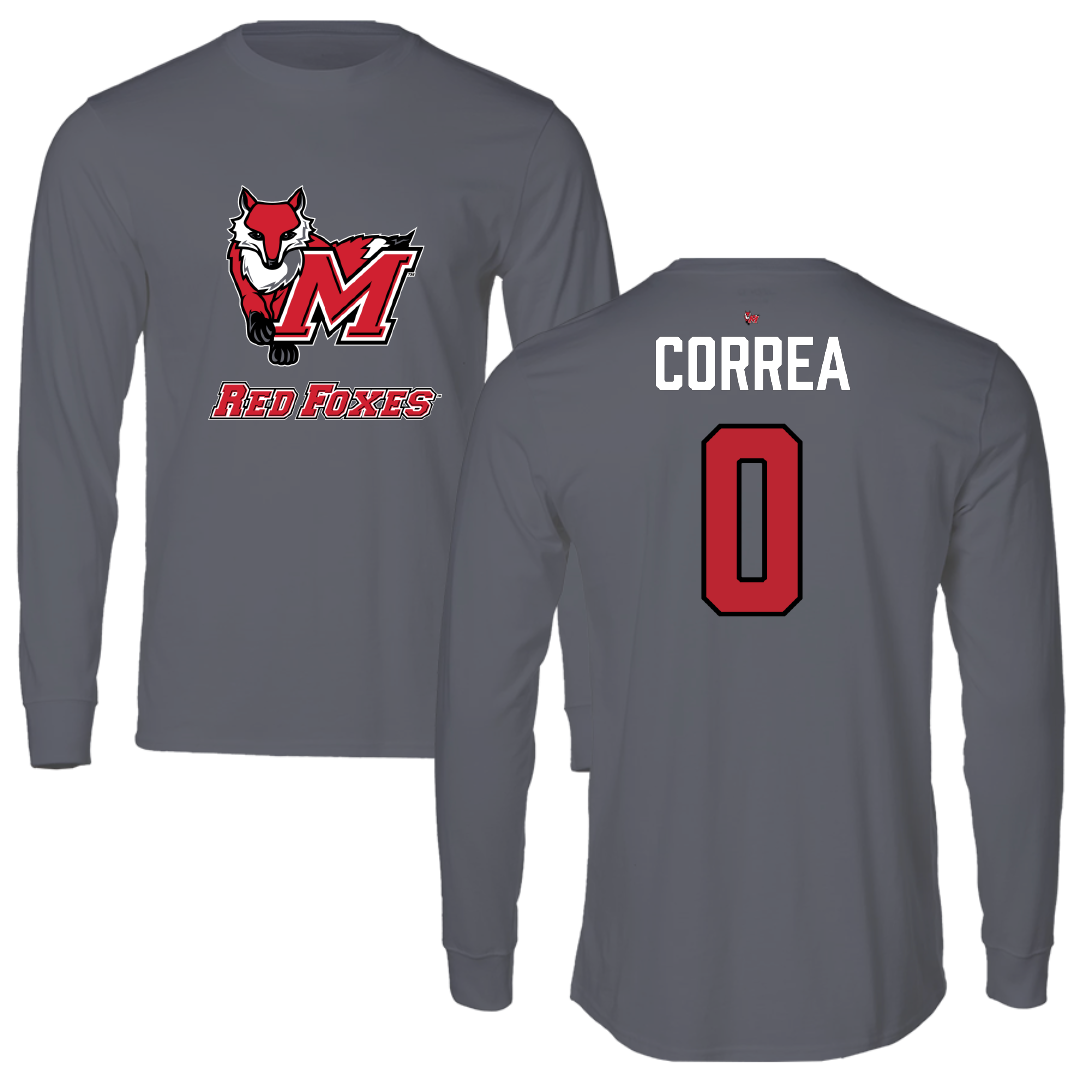 Marist University Football Dark Gray Long Sleeve - #0 Santino Correa