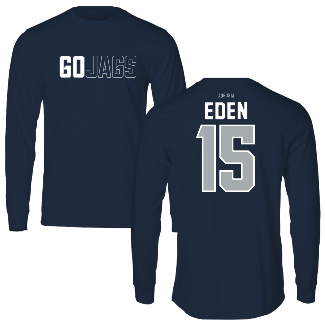 Augusta University Volleyball Navy Performance Long Sleeve - #15 Madelyn Eden