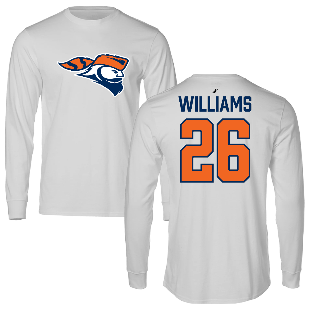 Carroll University Baseball Light Gray Long Sleeve - #26 Jimmy Williams