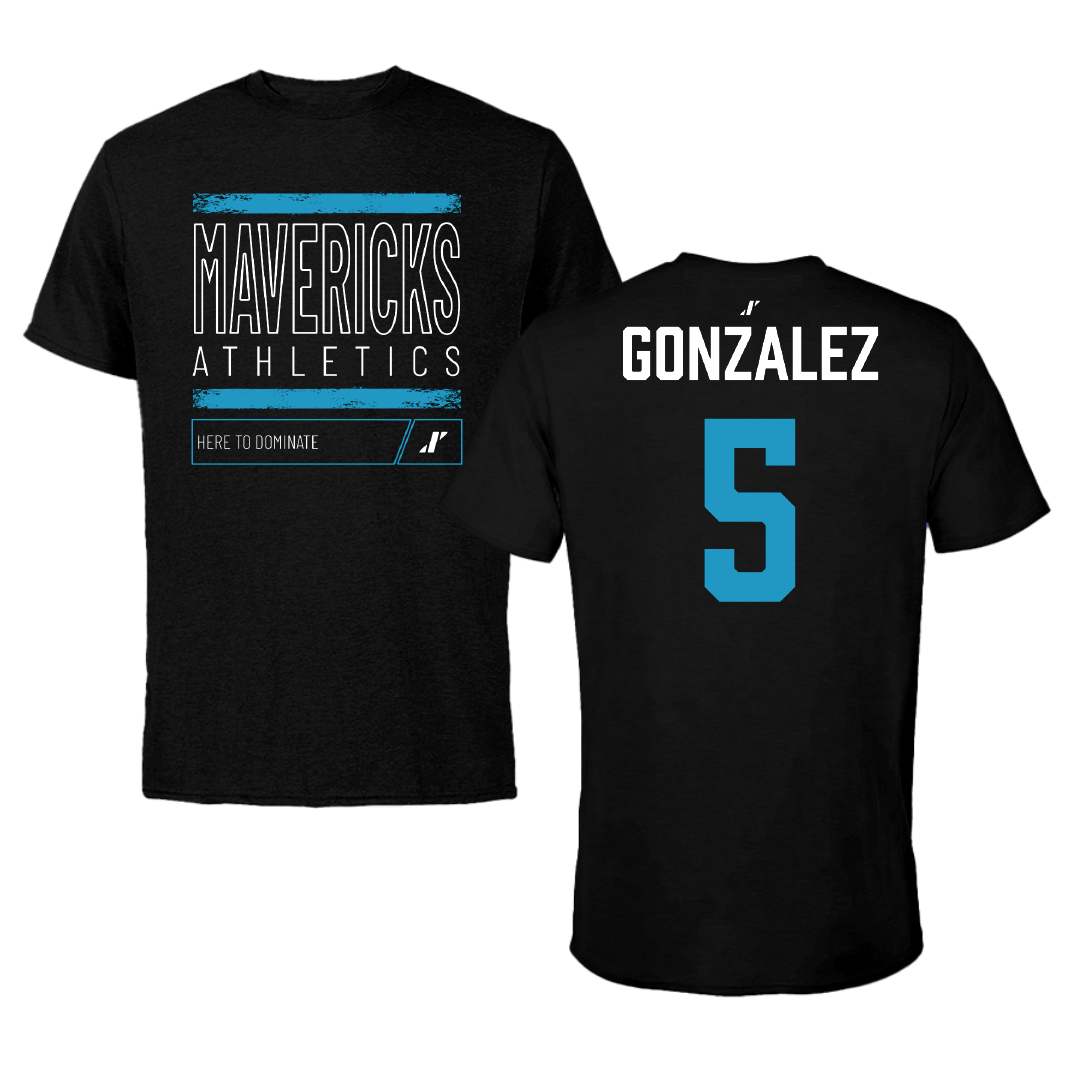 Mercy University Soccer (M) Black Dominate Tee - #5 Juan Gonzalez