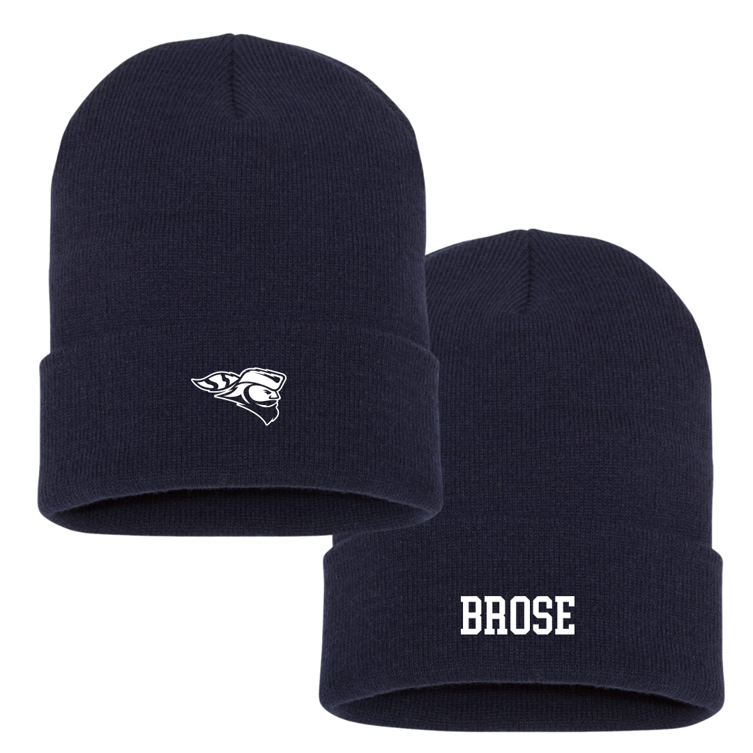 Carroll University Soccer (W) Navy Beanie - #1 Payton Brose