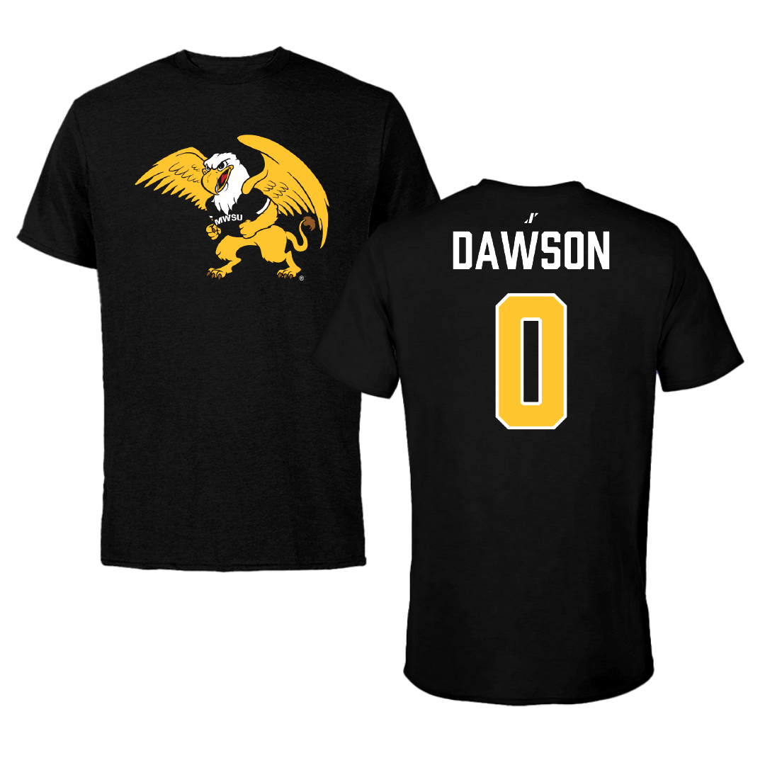 Missouri Western State University Basketball (M) Black Tee - #0 Bryce Dawson