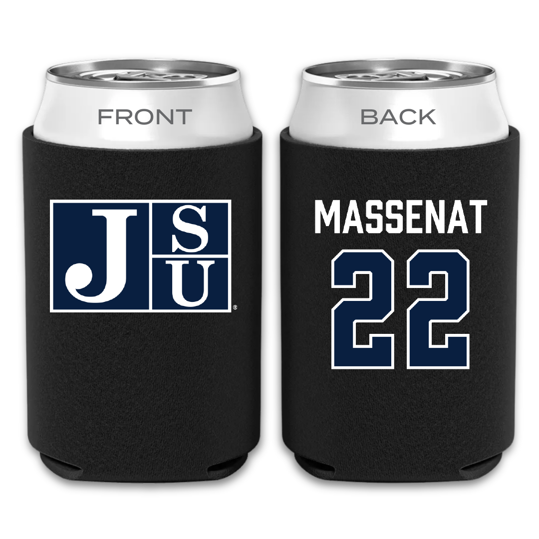 Jackson State University Basketball Black Can Cooler - #22 Leianya Massenat