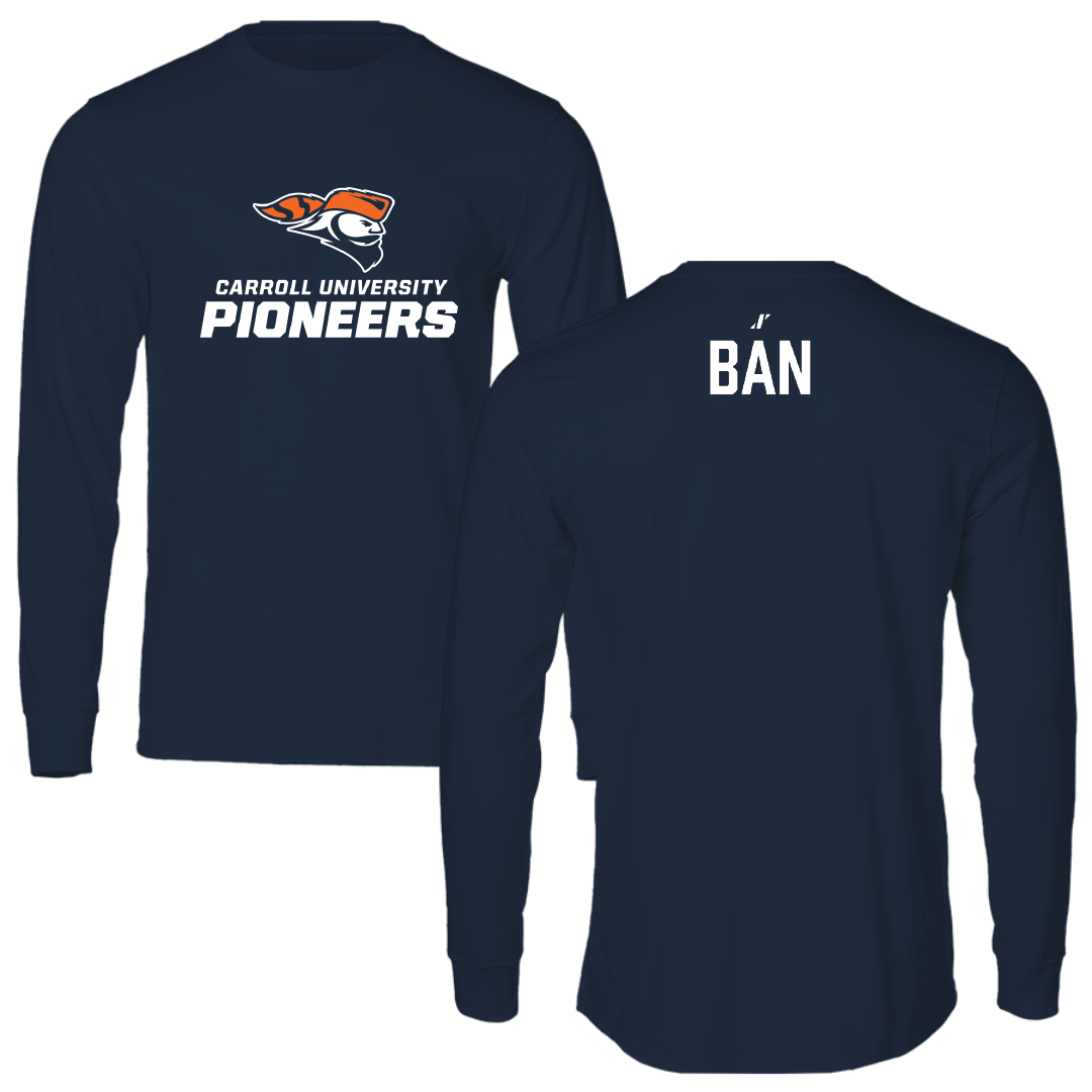 Carroll University Esports Navy Long Sleeve - Ian Ban