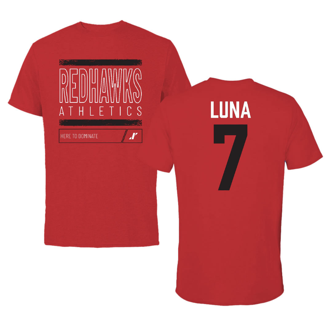 Southeast Missouri State University Softball Red Dominate Performance Tee - #7 Gracie Luna