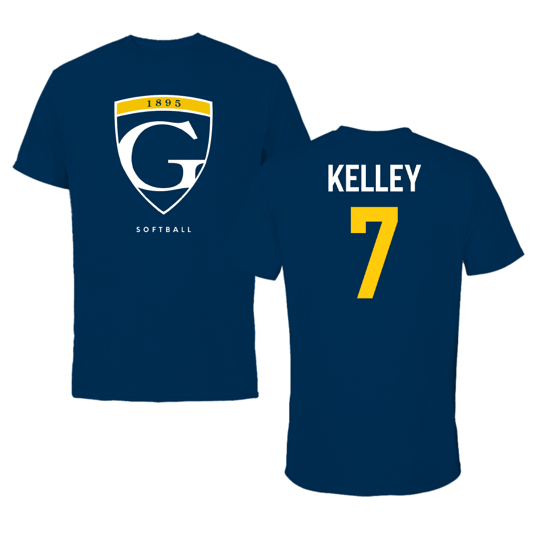 Graceland University Softball Navy Tee - #7 McKenna Kelley