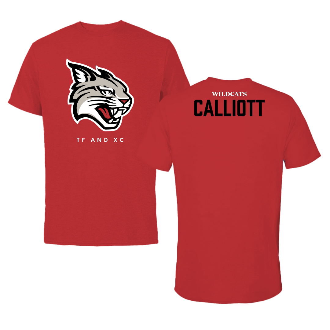 Davidson College TF and XC Red Performance Tee - Carter Calliott