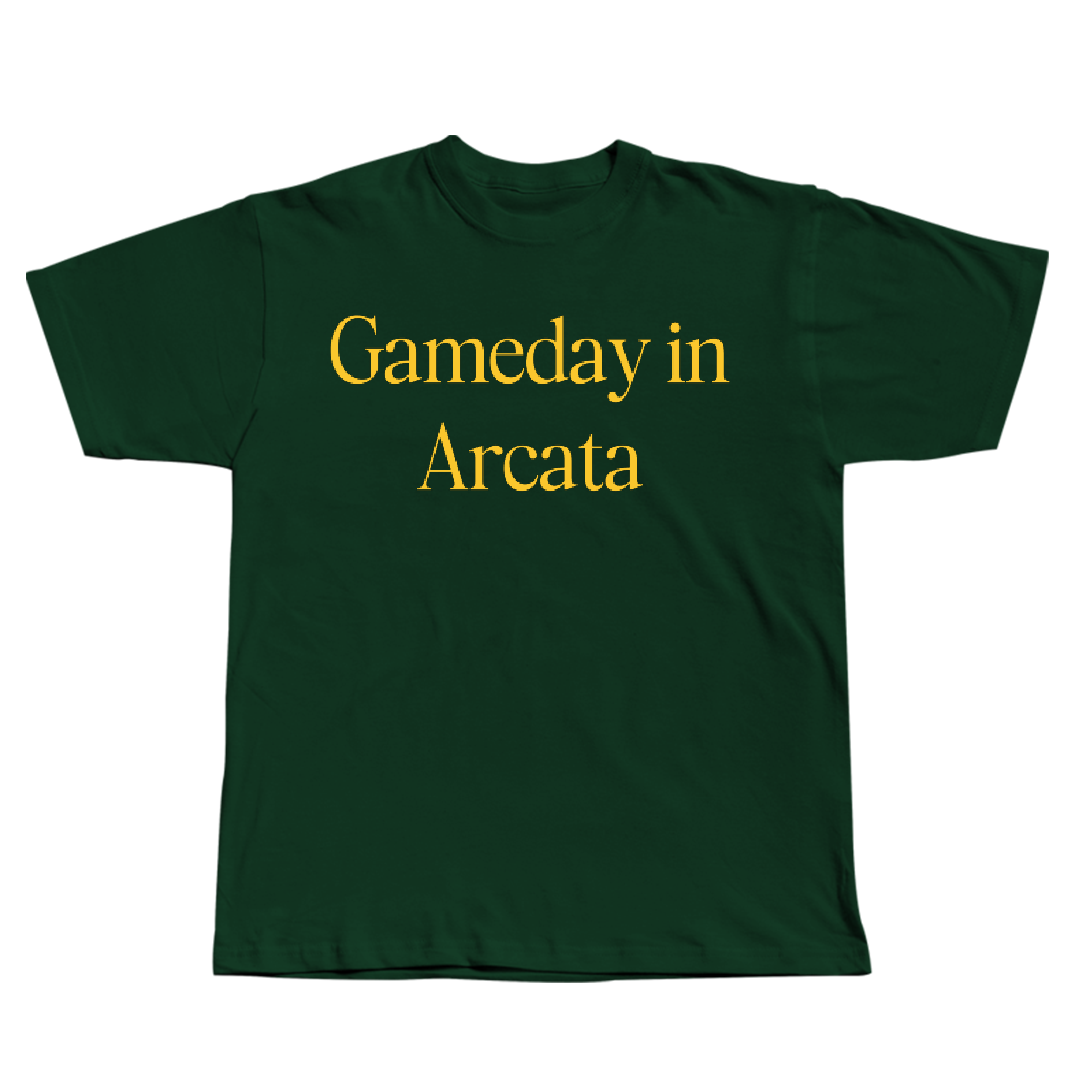 Cal Poly Humboldt Soccer (W) Forest Green Gameday Tee - #19 Frida Duran