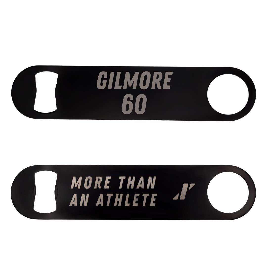 Iowa State University Football Black Bottle Opener - #60 Aidan Gilmore